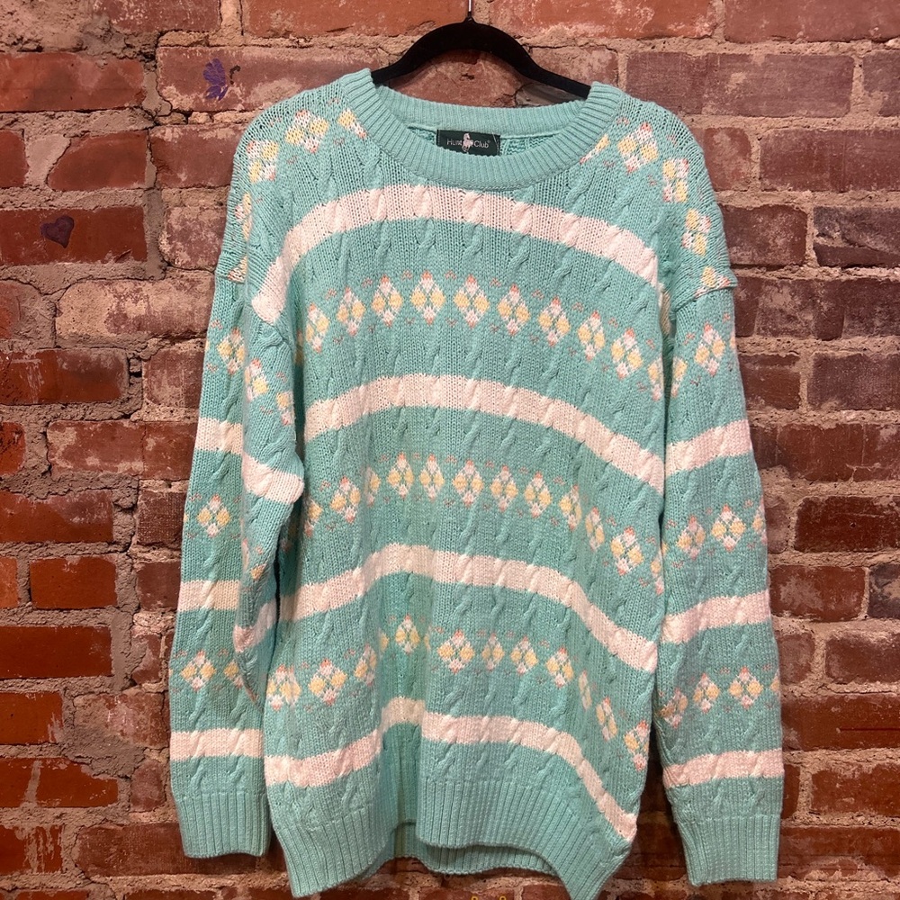 Hunt Club Mint Knit Sweater